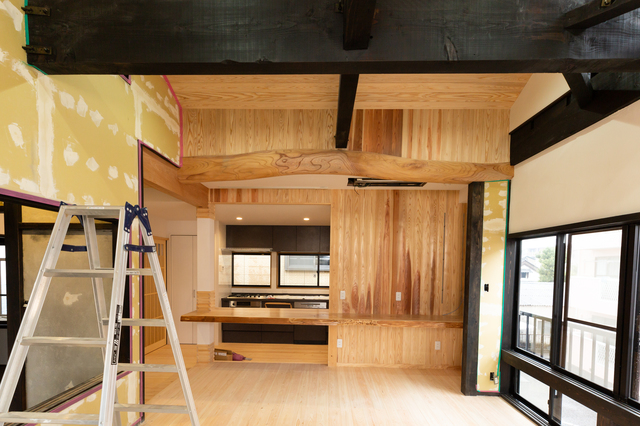 モダンなアパートの外観